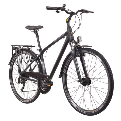 Rower trekkingowy INDIANA X-Road 3.0 M17 28 cali Alhonga męski Czarno-brązowy