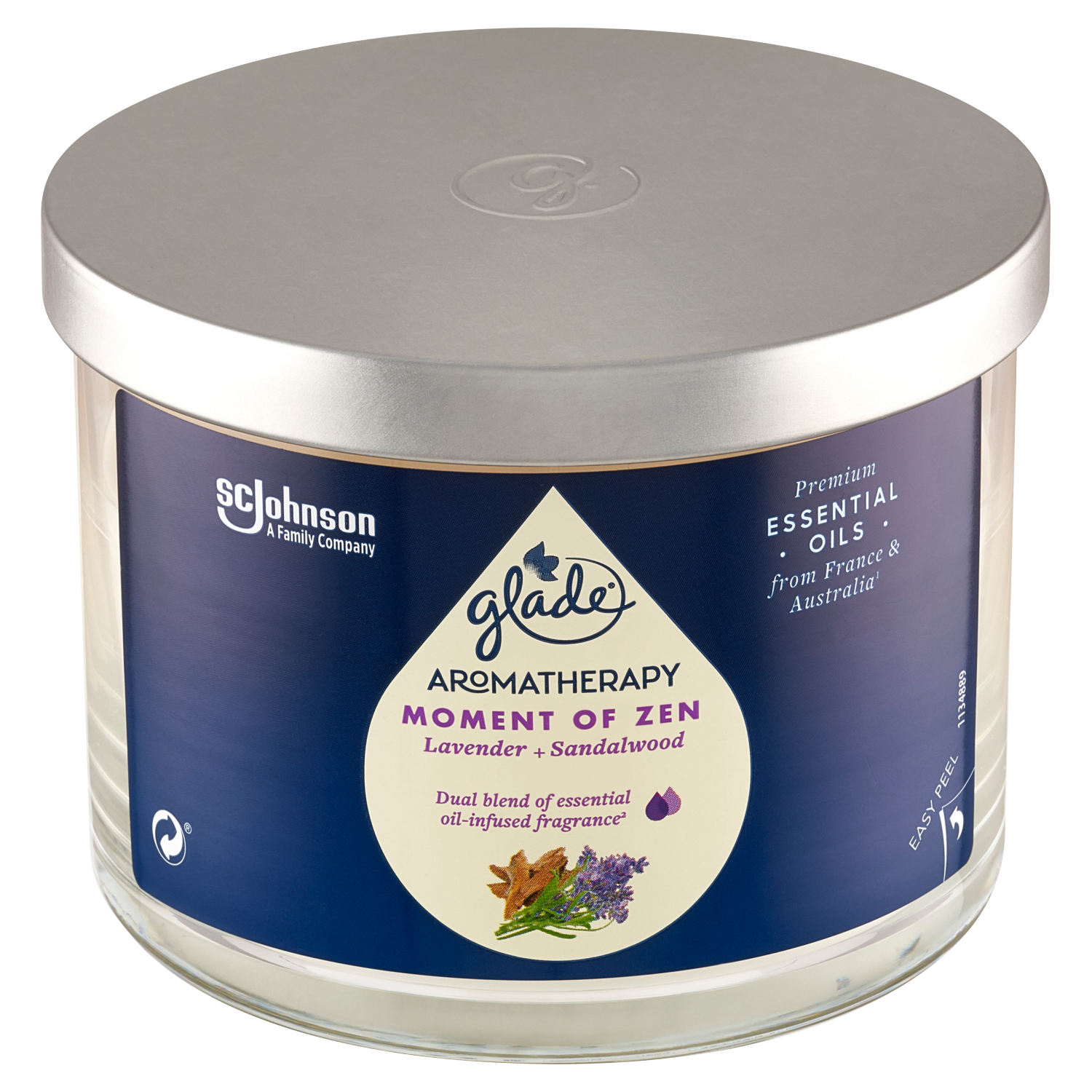 Glade Aromatherapy świeca zapachowa moment of zen, 260 g