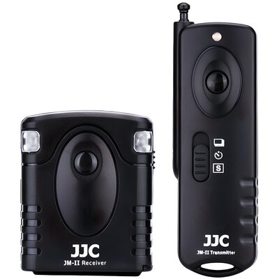 Wężyk spustowy/pilot JM-PK1II JJC Bezprzewodowy, 16 dostępnych kanałów, częstotliwość 433 MHz