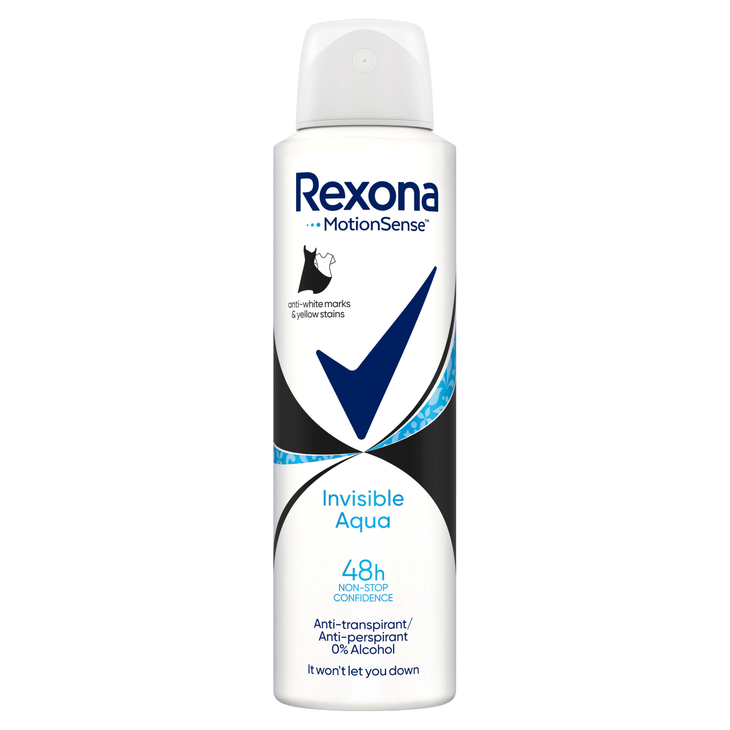 Rexona Invisible Aqua antyperspirant damski w sprayu, 150 ml
