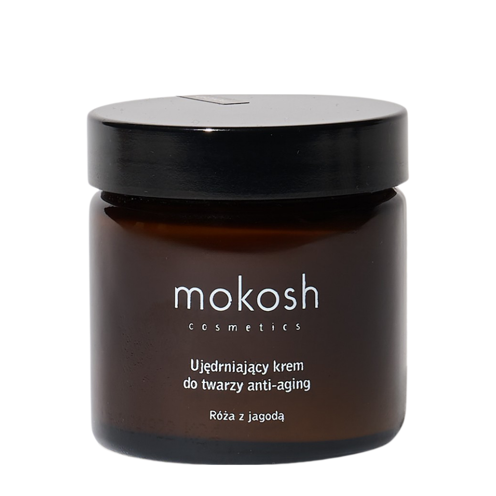 Mokosh Róża z jagodą ujędrniający krem do twarzy anti-aging, 60 ml