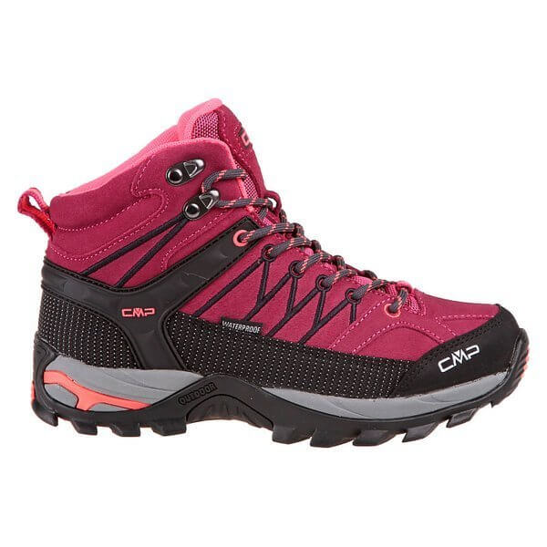 CMP - Buty trekkingowe damskie RIGEL MID WMN TREKKING SHOE WP magenta - anthracit