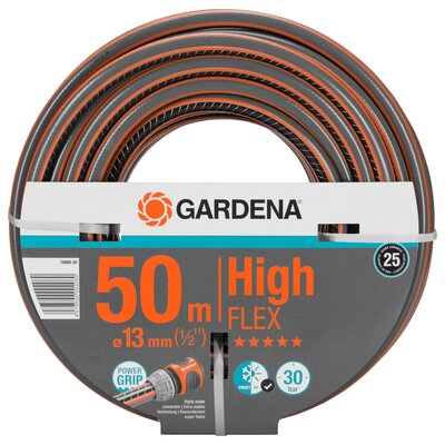 Wąż ogrodowy spiralny GARDENA Comfort HighFlex 1/2" 50m 18069-20