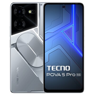 Smartfon TECNO Pova 5 Pro 8/256GB 5G 6.78" 120Hz Srebrny