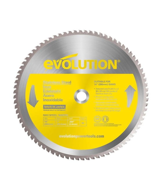 Piła widiowa TCT do cięcia stali nierdzewnej 355 mm / 90z EVOLUTION