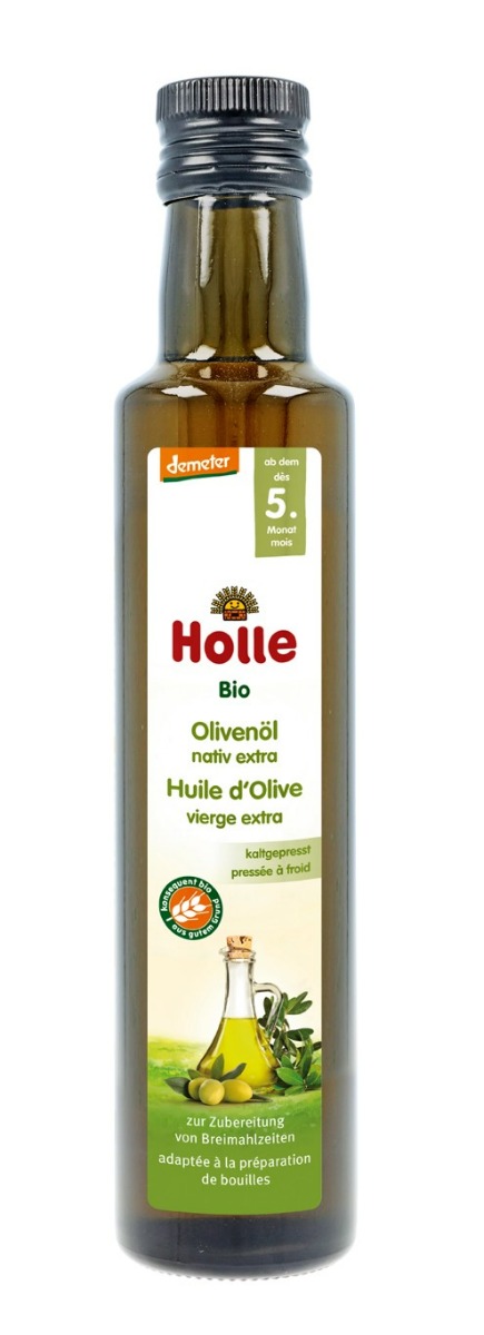 Holle BIO Demeter Ekologiczna oliwa z oliwek extra virgin, 250 ml