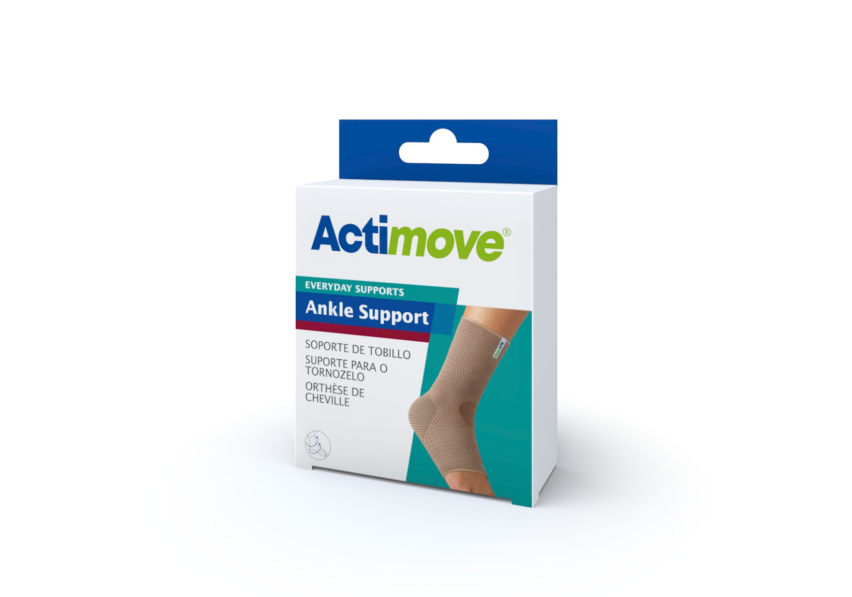 Actimove Everyday Supports Ankle Support opaska stabilizująca na staw skokowy beżowa rozmiar XL, 1 szt.