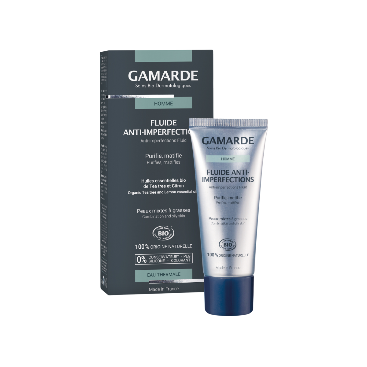 Gamarde Men lekki krem matujący do twarzy, 40 ml