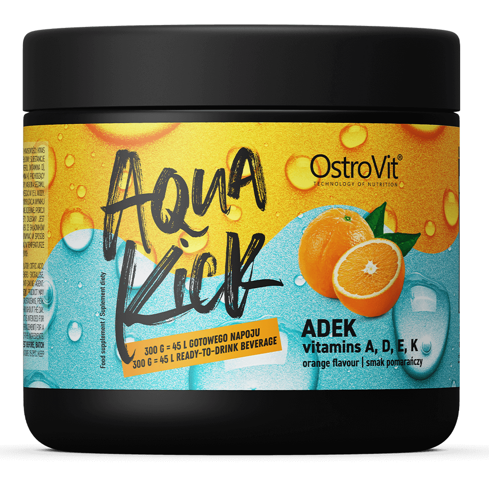 OstroVit Aqua Kick ADEK 300 g o smaku pomarańczowym