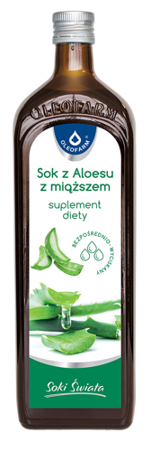 Aloes sok z miąższem 1l (Oleofarm)