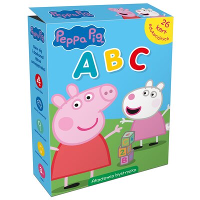 Karty edukacyjne OLESIEJUK Akademia bystrzaka Świnka Peppa ABC