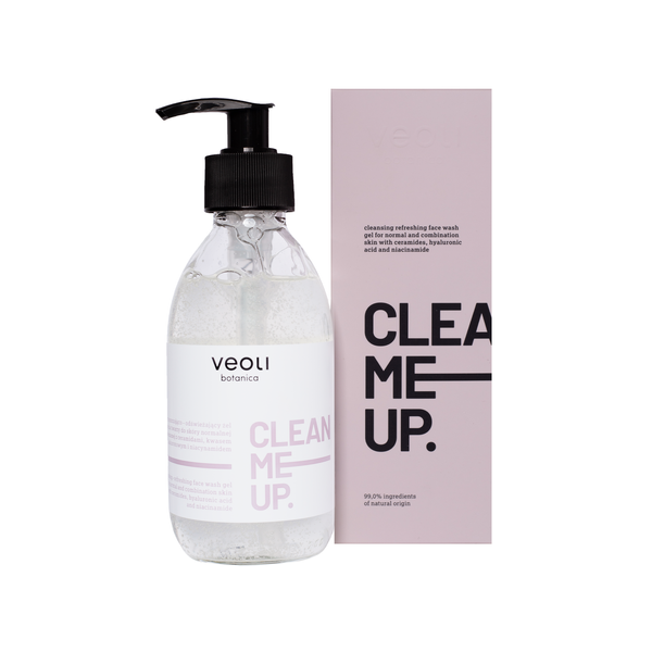 Veoli Botanica Clean Me Up oczyszczająco-odświeżający żel do mycia twarzy, 150 ml