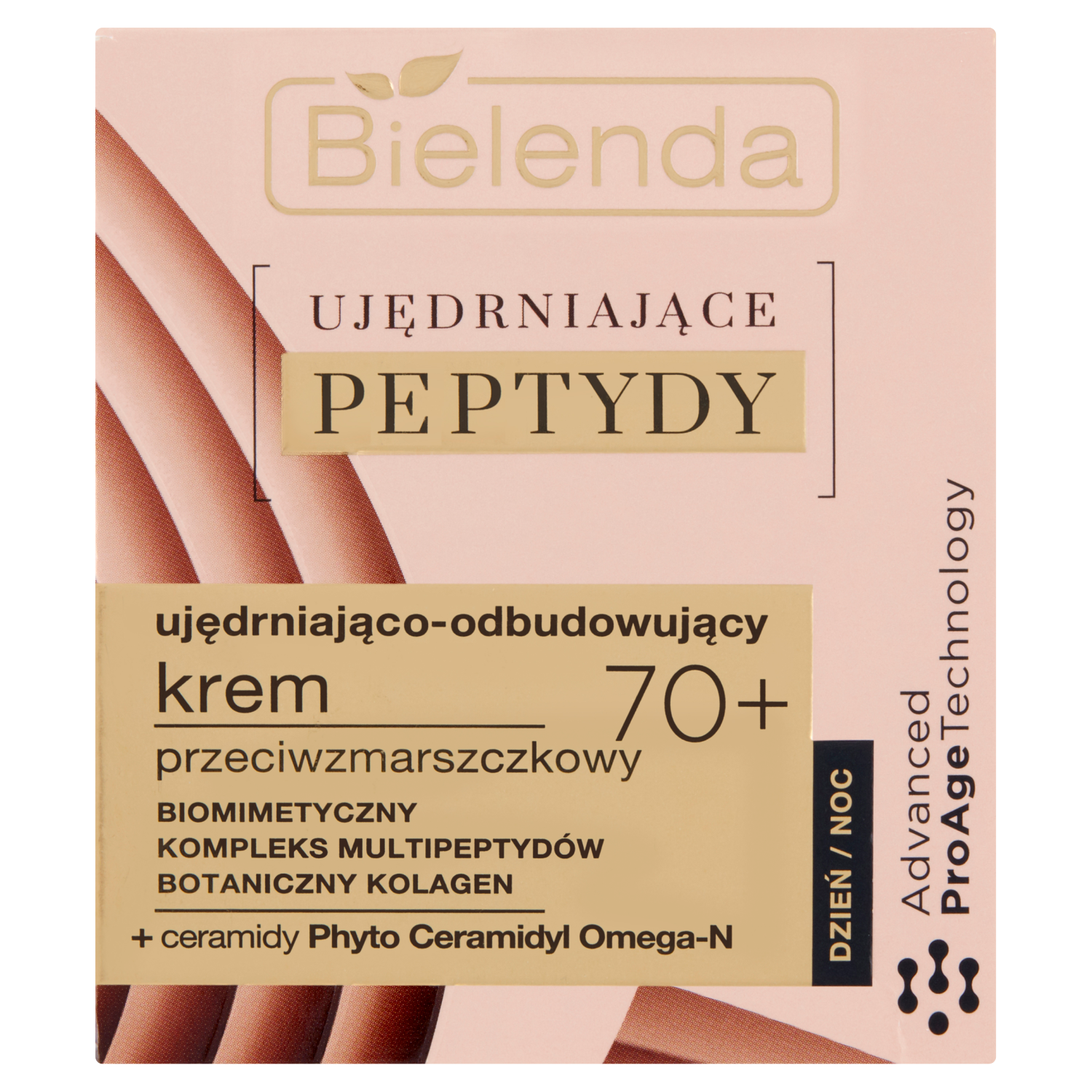 Bielenda Ujędrniające Peptydy ujędrniająco-odbudowujący krem przeciwzmarszczkowy do twarzy 70+, 50 ml
