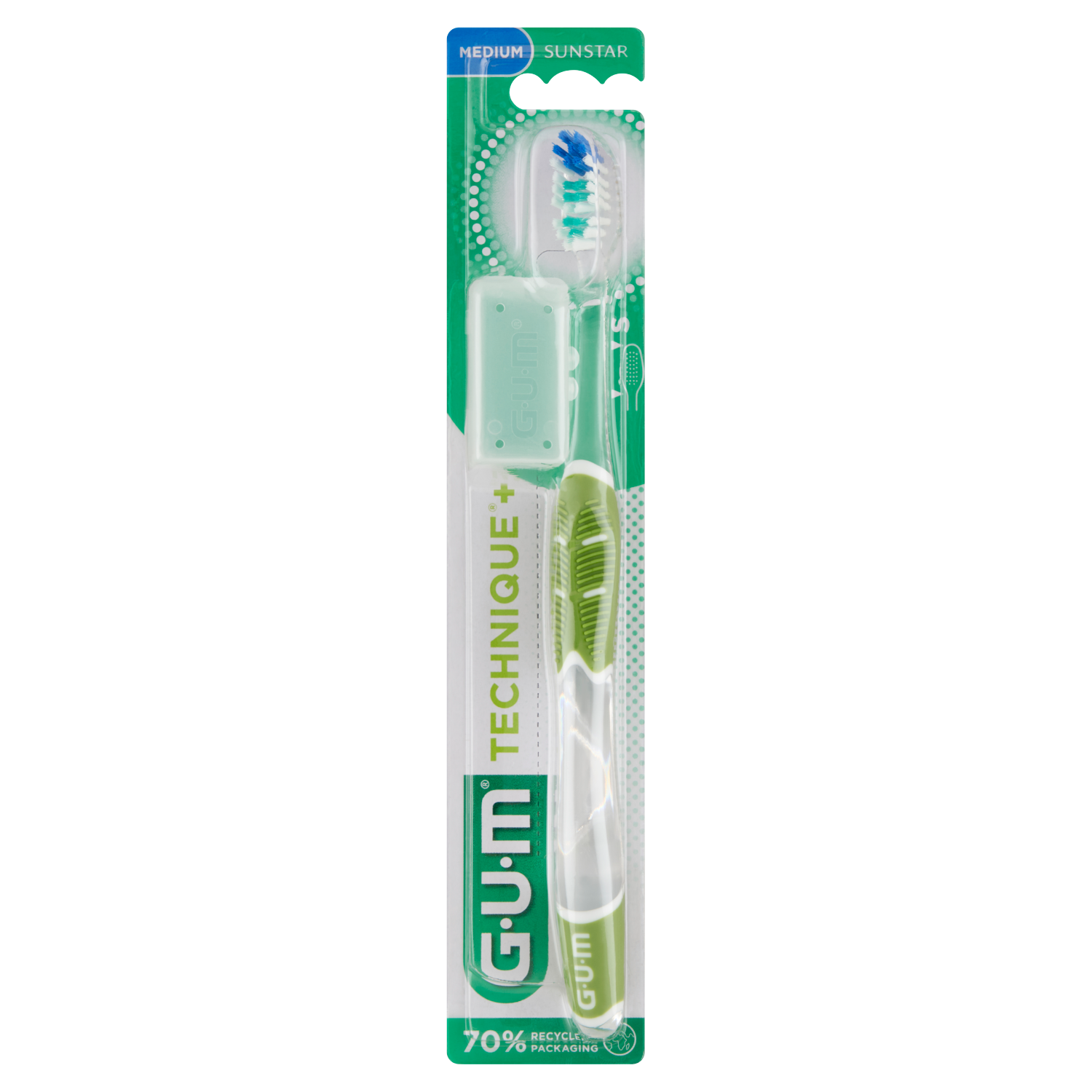 Gum Technique Compact szczoteczka do mycia zębów średnia, 1 szt.