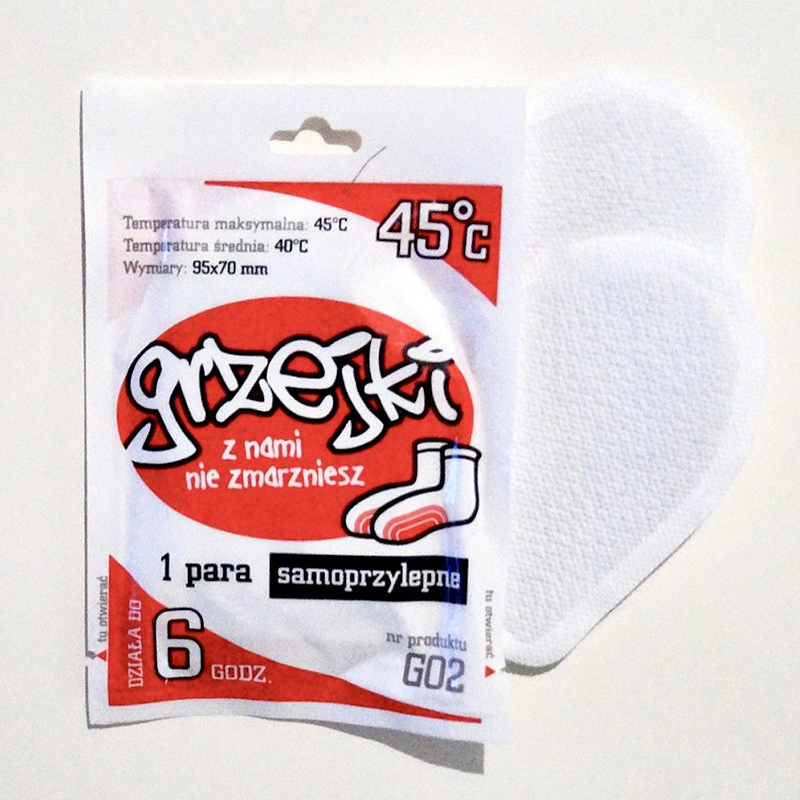 Ogrzewacze do stóp Grzejki (1 para) - ONE SIZE