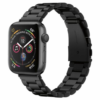 Pasek SPIGEN Modern Fit Band do Apple Watch 8/9/10/11/SE z serii 1/2/3/ULTRA z serii 1/2/3 do koperty 44/45/46/49 mm Czarny