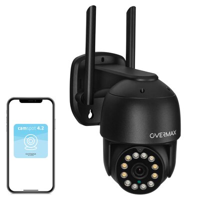 Kamera OVERMAX Camspot 4.95 Zewnętrzna, Wi-Fi Czarny