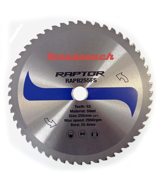 Piła widiowa Cermet do cięcia stali 255 mm / 52z ROTABROACH