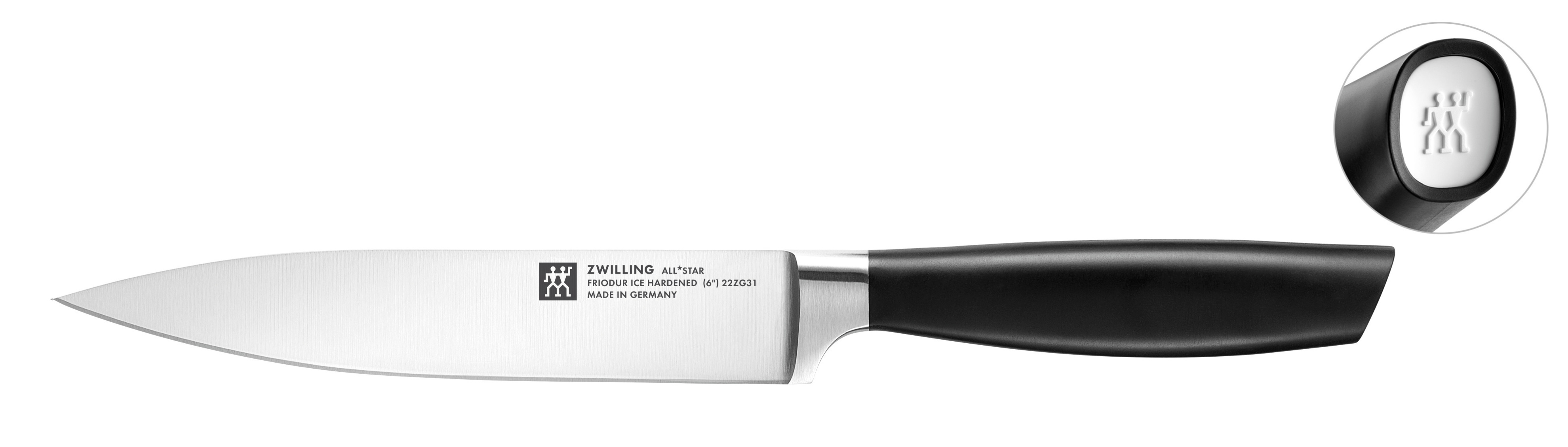 Zwilling - Nóż do wędlin 16 cm All Star Biały