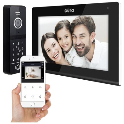 Wideodomofon EURA VDP-97C5 Czarny Wi-Fi