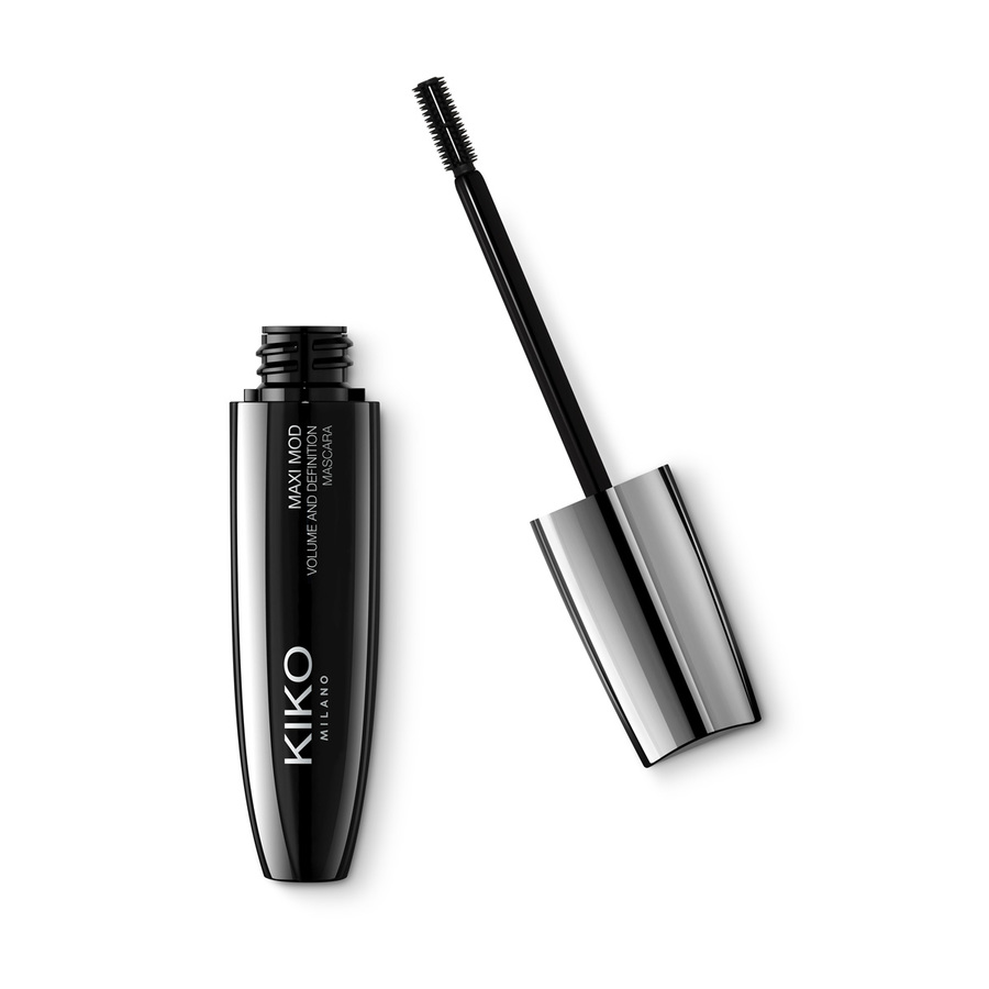 Kiko Milano Maxi Mod tusz do rzęs z mini szczoteczką Nero, 1,2 ml
