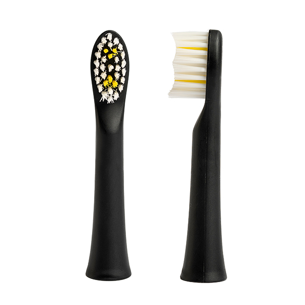 Smiley Light Kids końcówki do szczoteczki sonicznej czarne, 2 szt./1 opak.