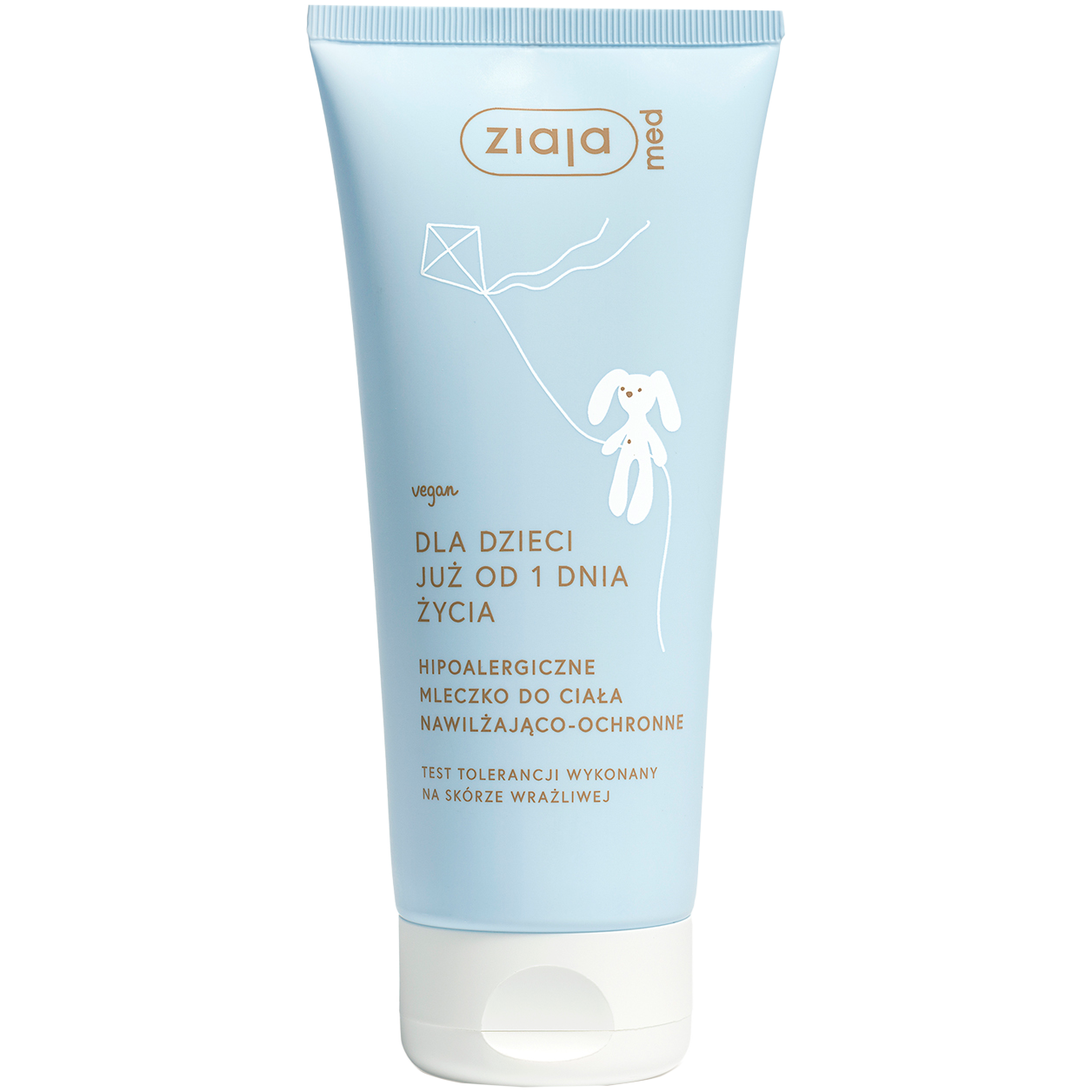 Ziaja med nawilżająco-ochronne mleczko do ciała dla dzieci do codziennego stosowania, 200 ml