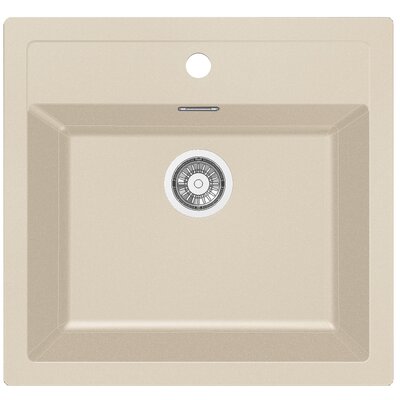 Zlewozmywak jednokomorowy FRANKE Sirius SID 610-49 143.0676.461 Beżowy 53x56