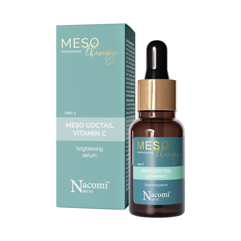 Nacomi Meso Therapy rozjaśniający koncentrat z witaminą C do twarzy, 15 ml