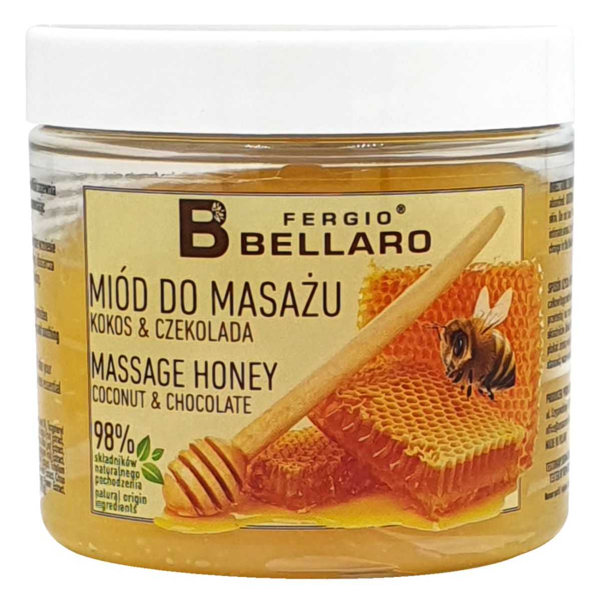 Fergio Bellaro Kokos miód do masażu ciała, 160 g