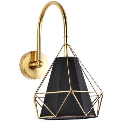 Kinkiet GOLDLUX Hira 318541 Złoto-czarny