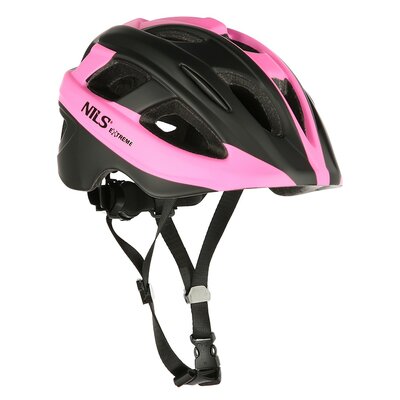Kask rowerowy NILS EXTREME MTV35J Różowy dla Dzieci (rozmiar M)