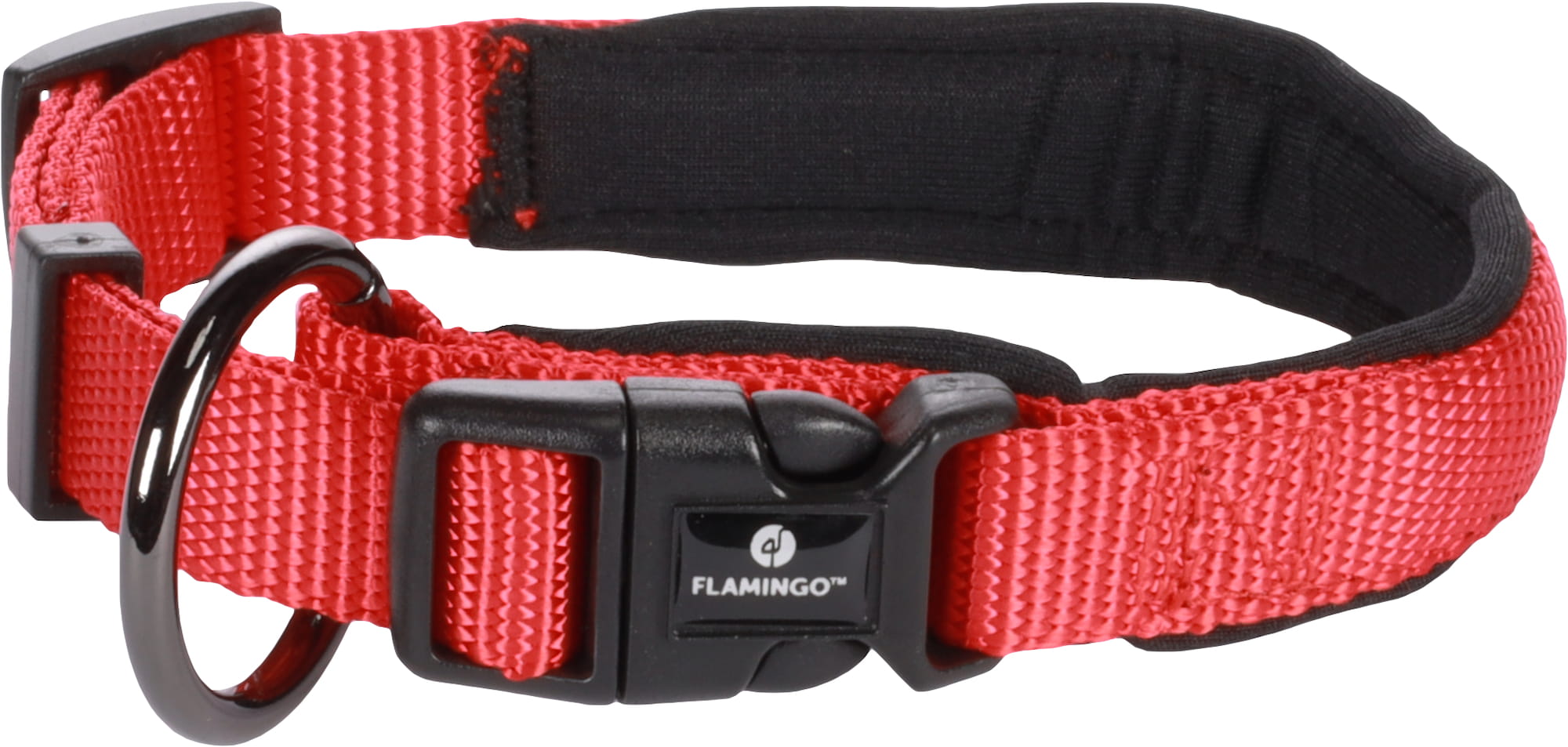 Flamingo Obroża dla psa Abbi czerwona