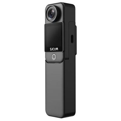 Kamera sportowa SJCAM C300 Filmy 4K UHD dwa x ekran, 2 x bateria LONG LIFE