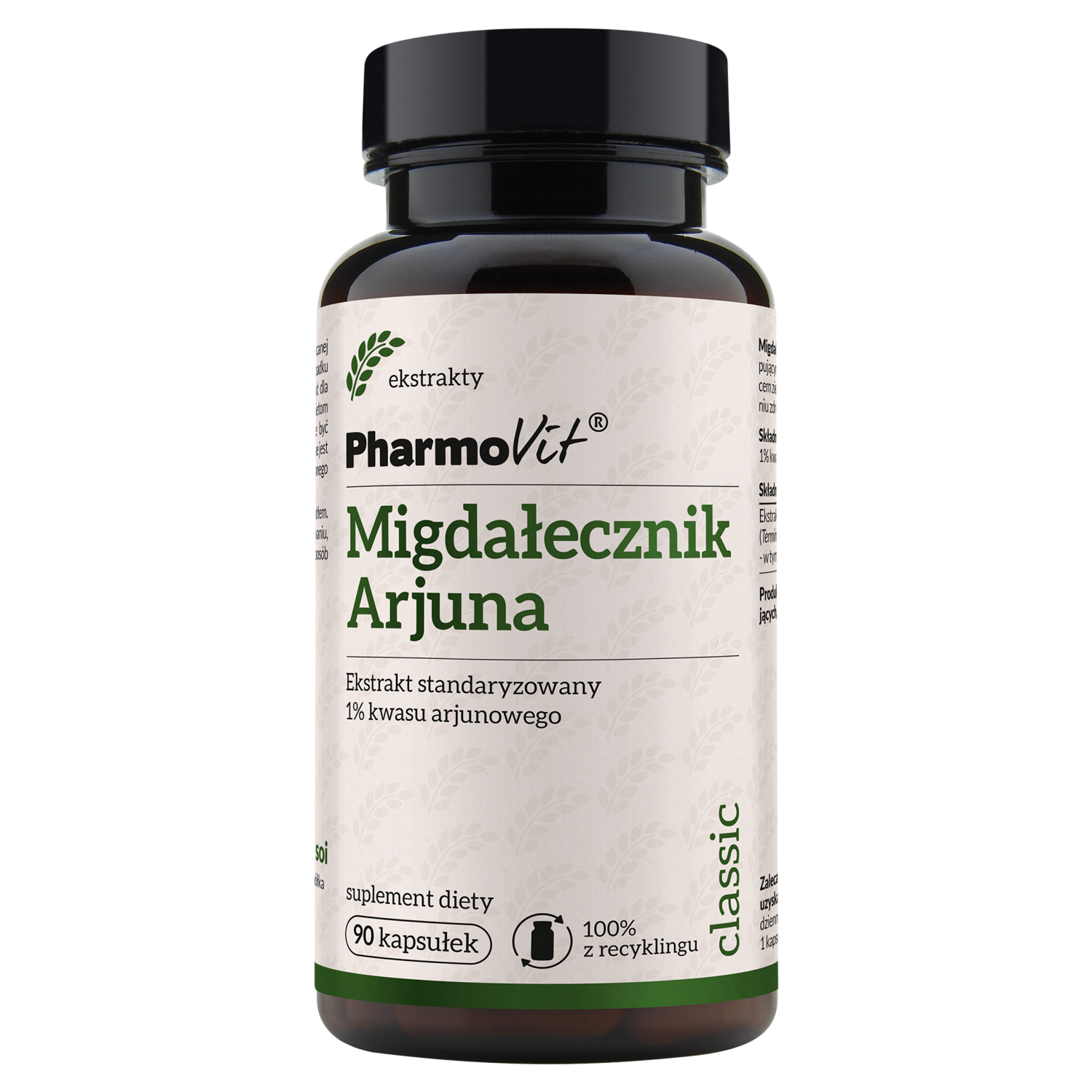 Pharmovit Migdałecznik Arjuna suplement diety, 90 kaps./1 opak.
