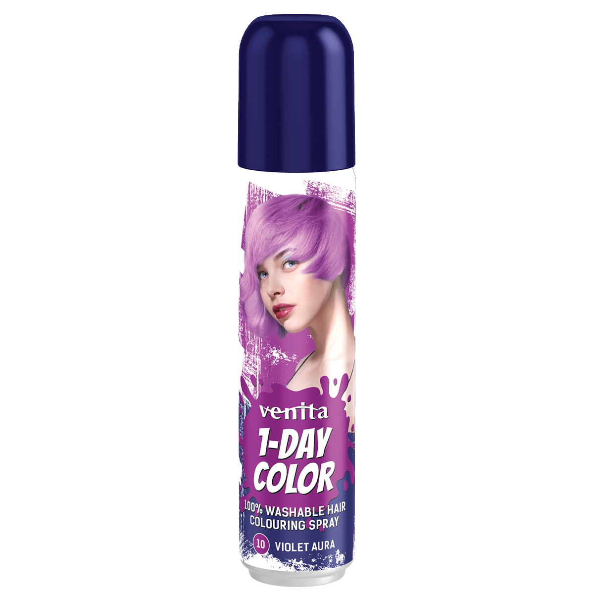 Venita 1-Day Color jednodniowy spray koloryzujący do włosów fioletowa aura, 50 ml