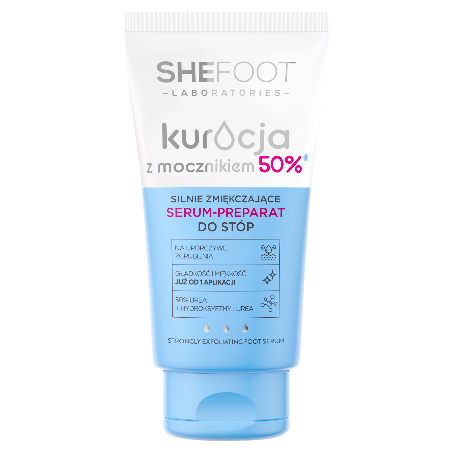 Shefoot silnie zmiękczające serum-preparat do stóp, 50 ml