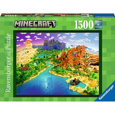 Puzzle RAVENSBURGER Premium Świat Minecraft (1500 elementów)