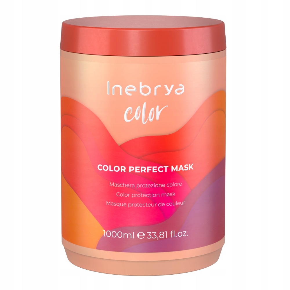 Inebrya Color Perfect maska do włosów farbowanych, 1000 ml