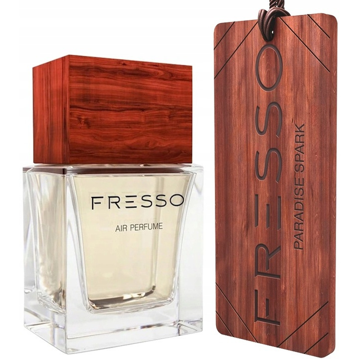 Fresso Paradise Spark zestaw: zapach samochodowy, 50 ml + zawieszka, 1 szt.