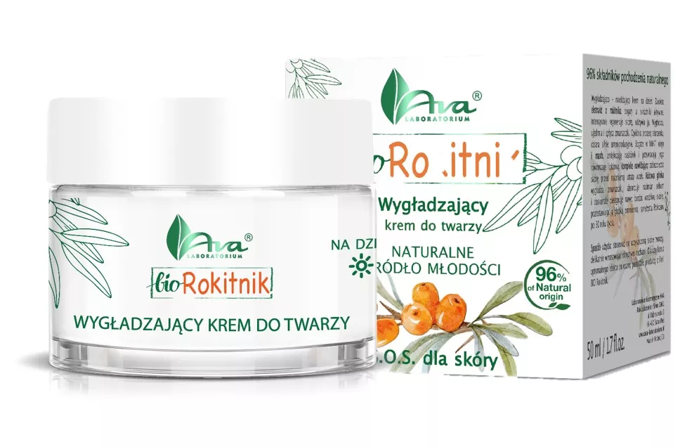 Bio Rokitnik wygładzający krem do twarzy na dzień 50ml (Ava)