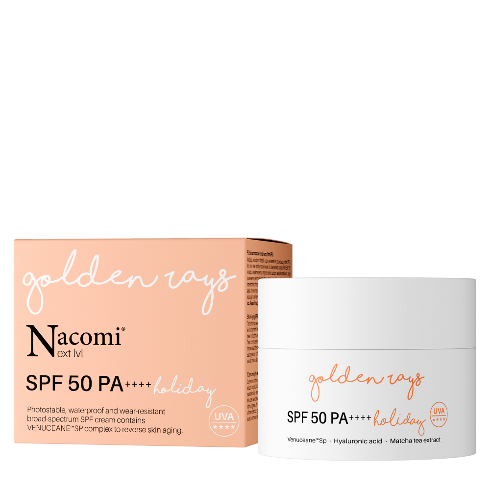 Nacomi Next Level krem do twarzy SPF50 holiday, 50 ml