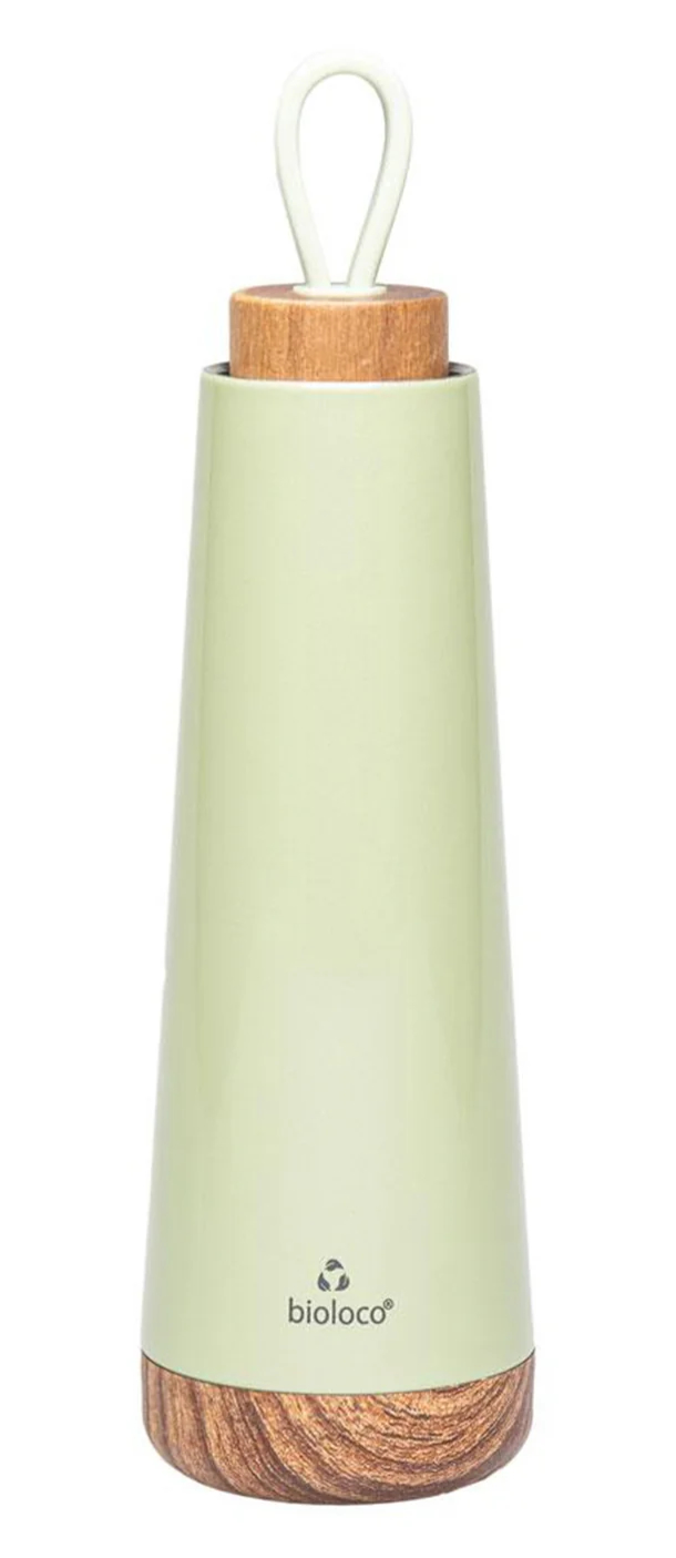 ChicMic - Butelka termiczna z pętelką 500 ml Jasnozielona