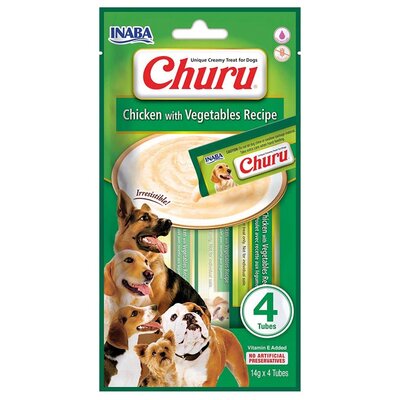 Przysmak dla psa INABA Churu Kurczak z warzywami  (4 x 14 g)