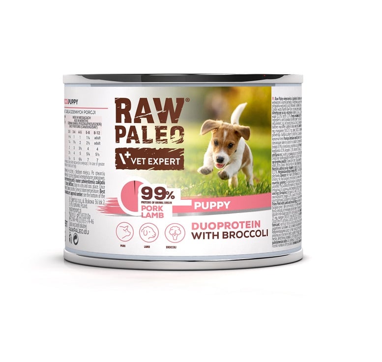 RAW PALEO Pork Lamb Puppy 200g karma mokra wieprzowina z jagnięciną dla szczeniąt