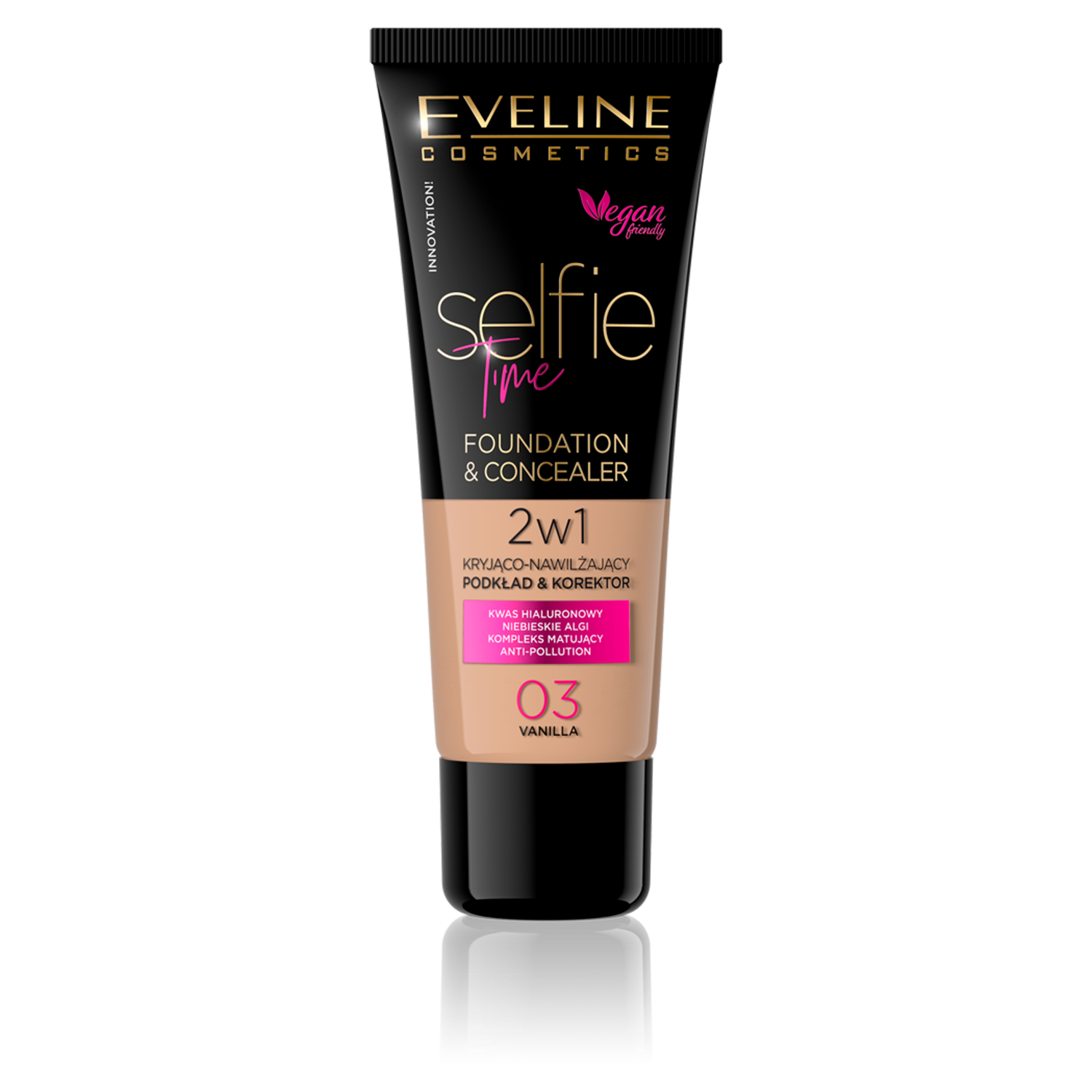 Eveline Cosmetics Selfie Time podkład do twarzy vanilla 03, 30 ml