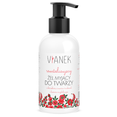 Vianek, rewitalizujący żel myjący do twarzy, 150 ml