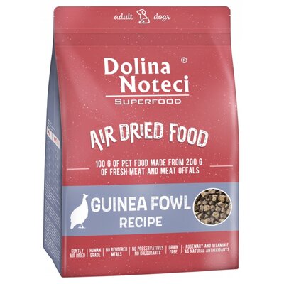 Karma dla psa suszona DOLINA NOTECI Superfood Danie z perliczką 1kg
