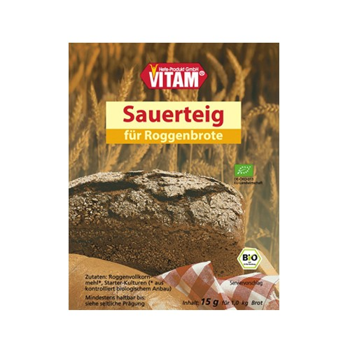 Zakwas chlebowy BIO 15 g (Vitam)