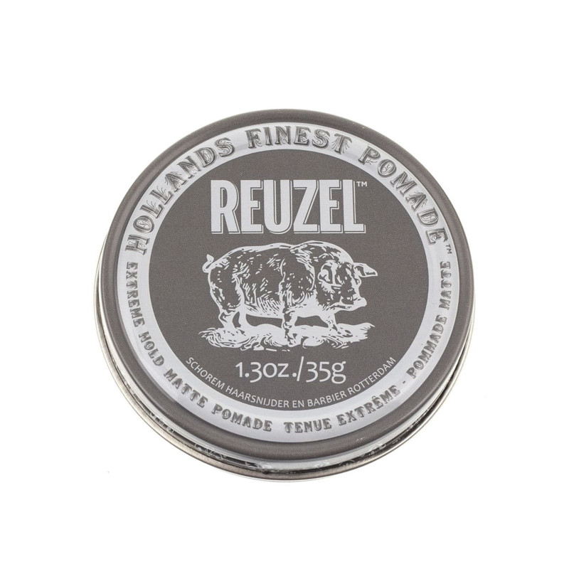 Reuzel Extreme Hold Matte Pomade ekstramocna matowa pomada do włosów, 35 g